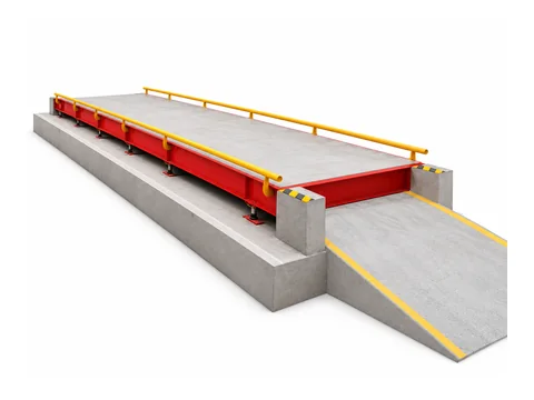 Balança rodoviária de concreto